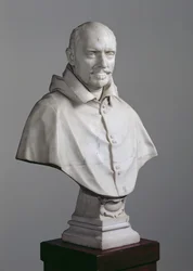 Porträt von Alessandro Damasceni-Peretti-Montalto, 1622-23 (Marmor)